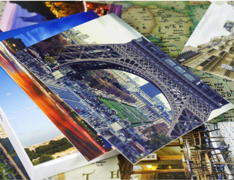 HOSTEESSCHOICE Travel postcards,Set of 30 Post cards variety pack depicting from Around the World Famous Travel Sites,Assorted Postcards Bulk, 4 x 6 -Paris - Image 4